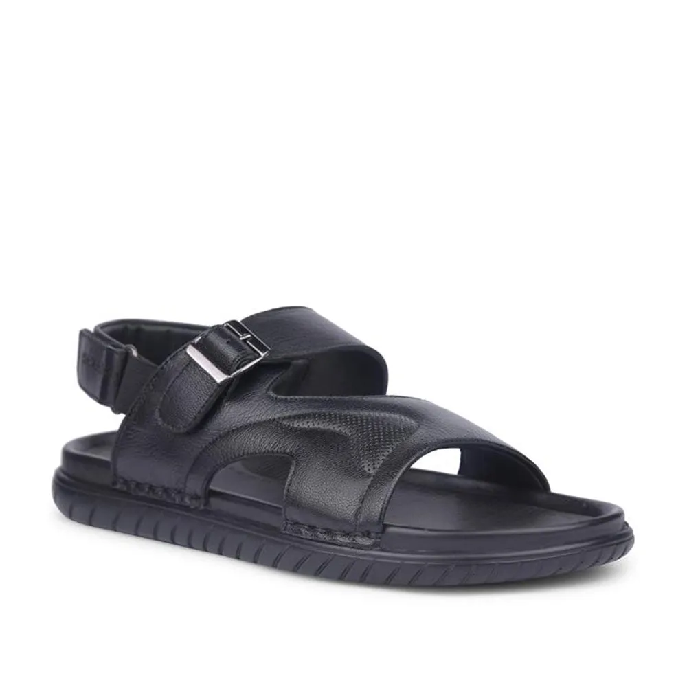 Relaxed Outdoor Footwear Step Friendly Healers By Liberty Mens OSL-51 Black Casual Sandal