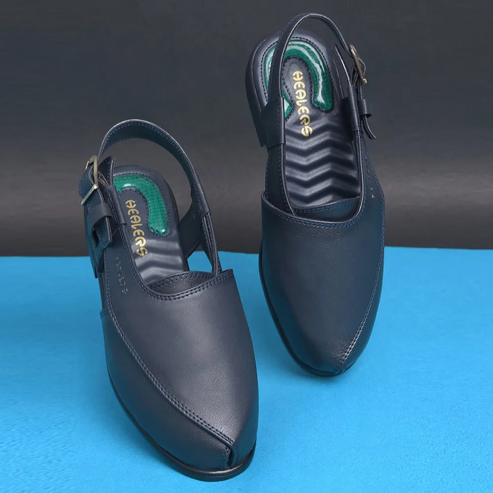 Sunday Best Suede Healers By Liberty Mens PISHOR-2E Blue Casual Sandal