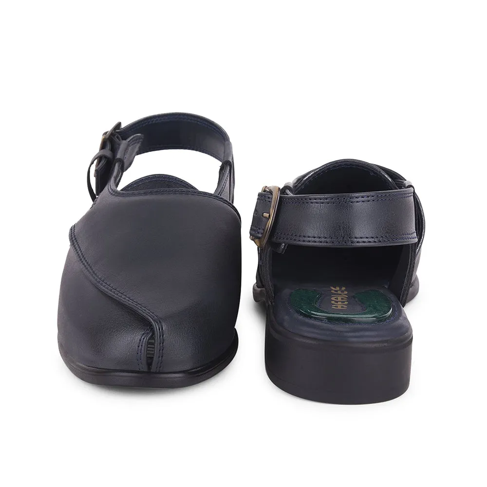 Flat Air Trip Healers By Liberty Mens PISHOR-2E Blue Casual Sandal