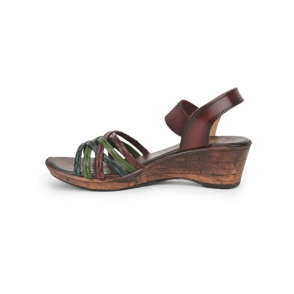 Healers Casual Sandal For Ladies (Cherry) TLO-15 By Liberty Street Look