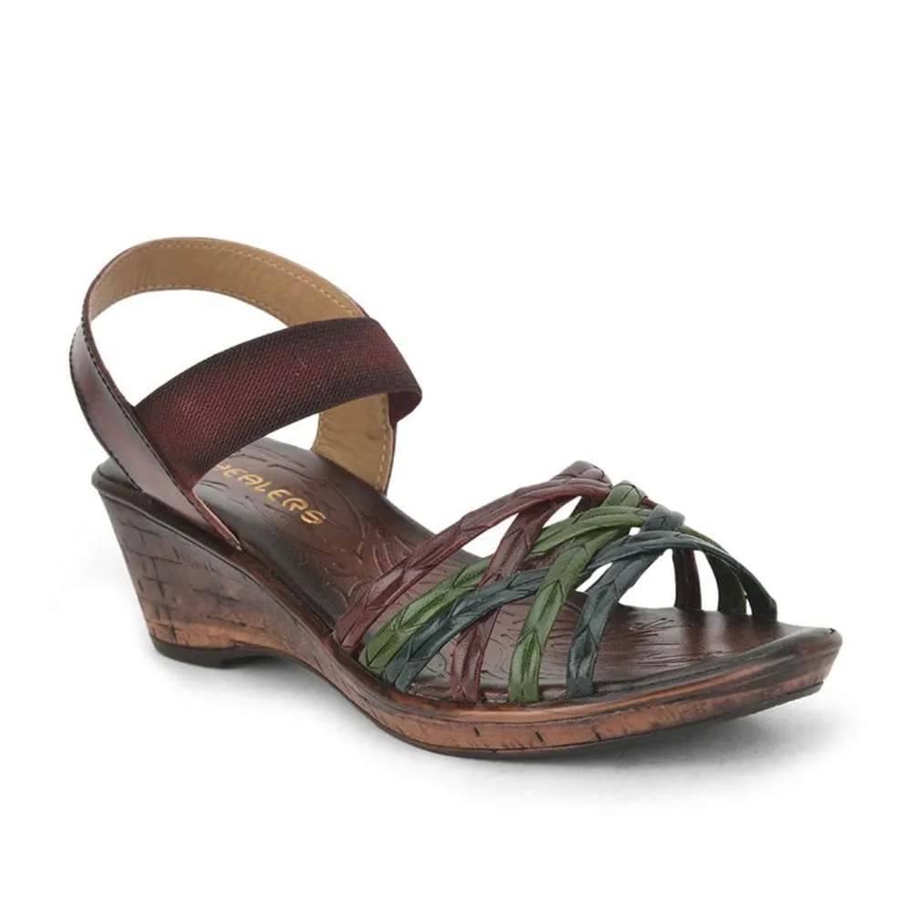 Light Gear dry weather Healers Casual Sandal For Ladies (Cherry) TLO-15 By Liberty