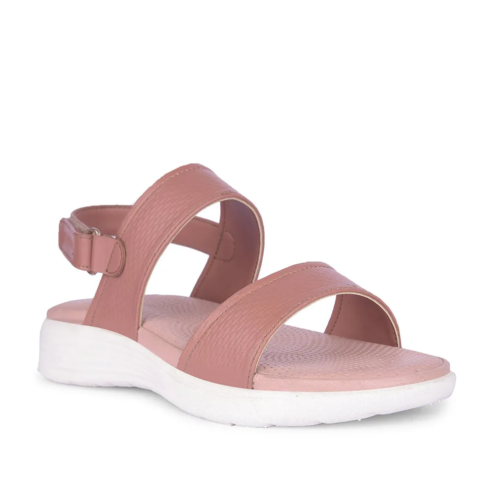 Soft Band Relax Vibe Healers Peach Casual Sandal For Women SOFIA-2E By Liberty