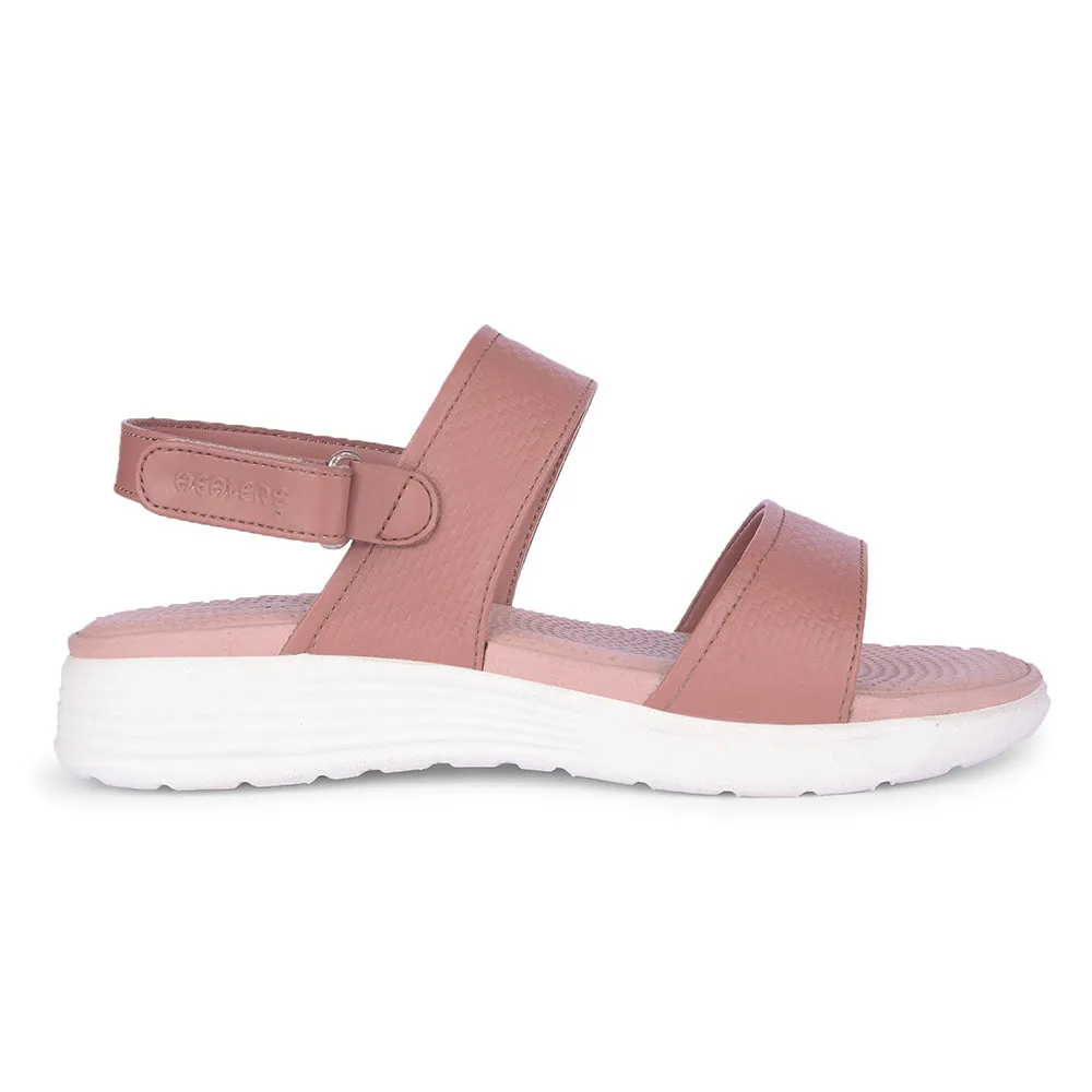 Cozy Vibe All Purpose Healers Peach Casual Sandal For Women SOFIA-2E By Liberty
