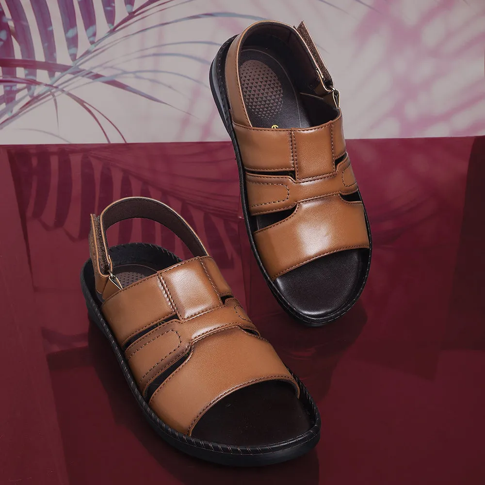 Easy Step Healers Tan Casual Sandal For Men STARC-1E By Liberty