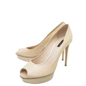 Quick Flow Quick Drying Work Commute Louis Vuitton Nude Peep Toe Eyeline Platform Pumps 41