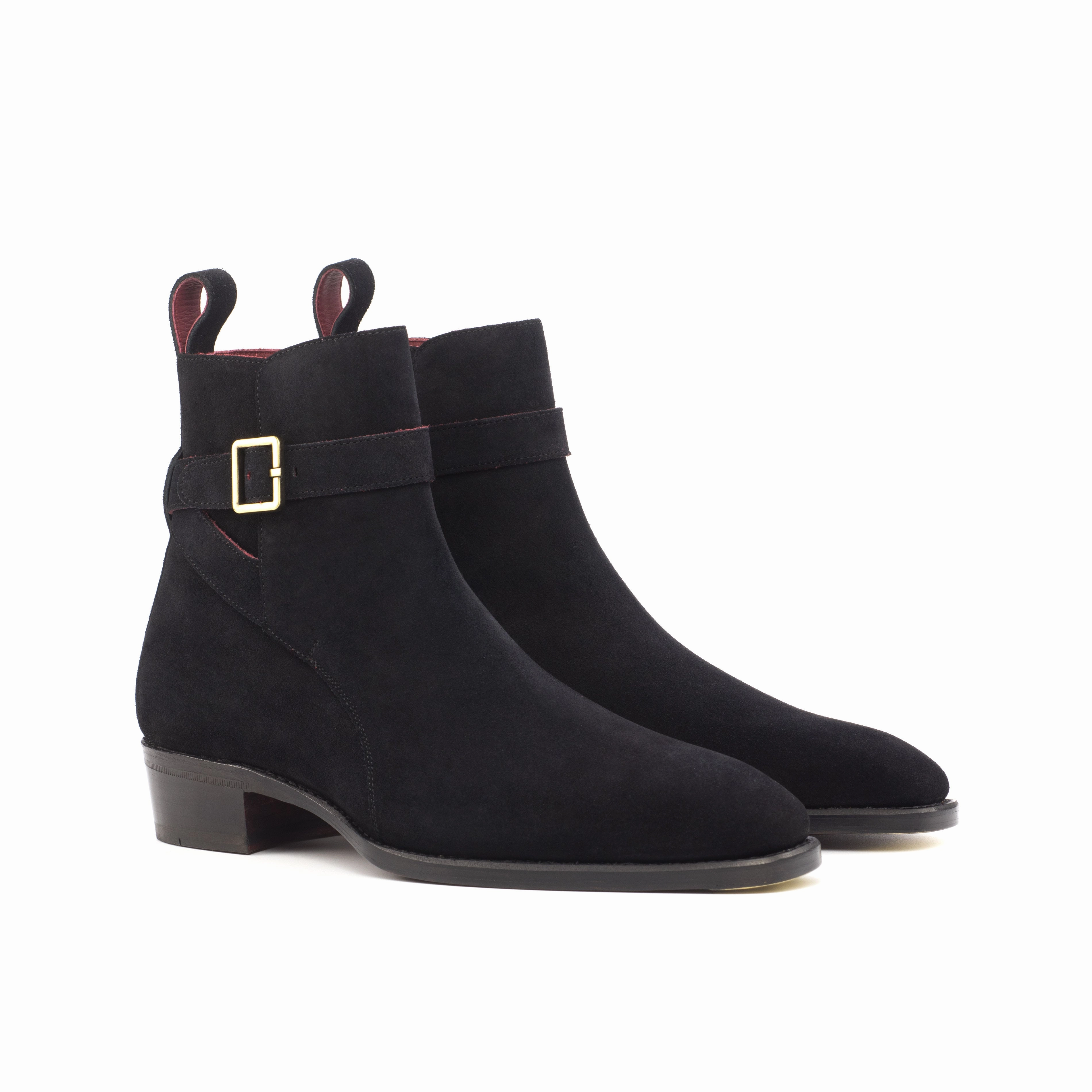Comfortable Stability Quick Move Black Suede Jodhpur Boots