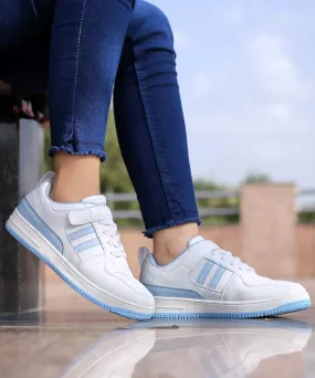 Speed Enhancement Bacca Bucci PHOENIX Low-Top Fashion Women's Sneakers with Hook & Loop Closure