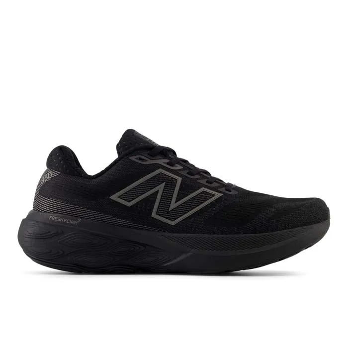 Mens New Balance Fresh Foam X 880v15 in Black/Black/Metallic Zero Noise Indoor