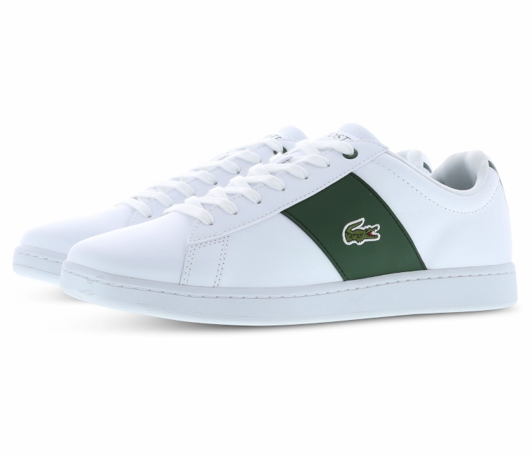 Men's Lacoste Carnaby 0121 4 SMA (White/Dark Green) MoldedInsole