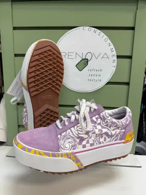 Reliable Performance track shoes Vans Old Skool Stacked Platform Sneaker (Womens 8.5)