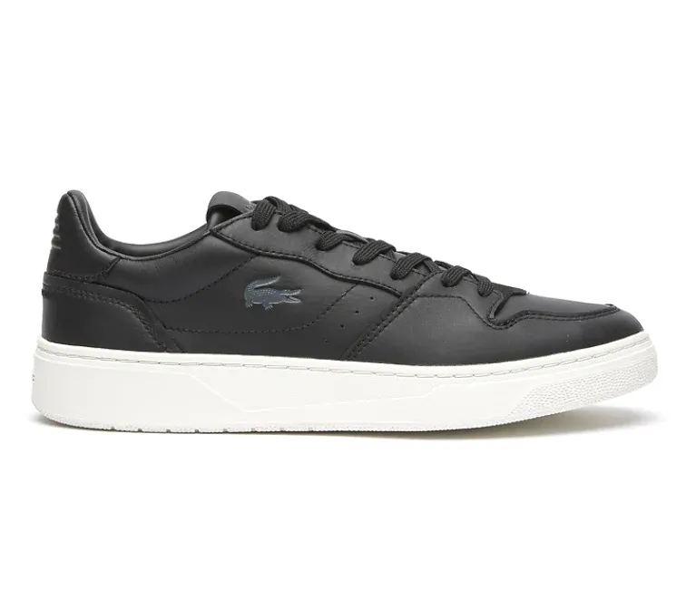 Men's Lacoste Court-Lisse 222 1 (Black/Off White) evening runs flat sole shoes