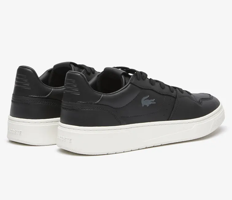 for intermediate pin - decorated running shoes Men's Lacoste Court-Lisse 222 1 (Black/Off White)
