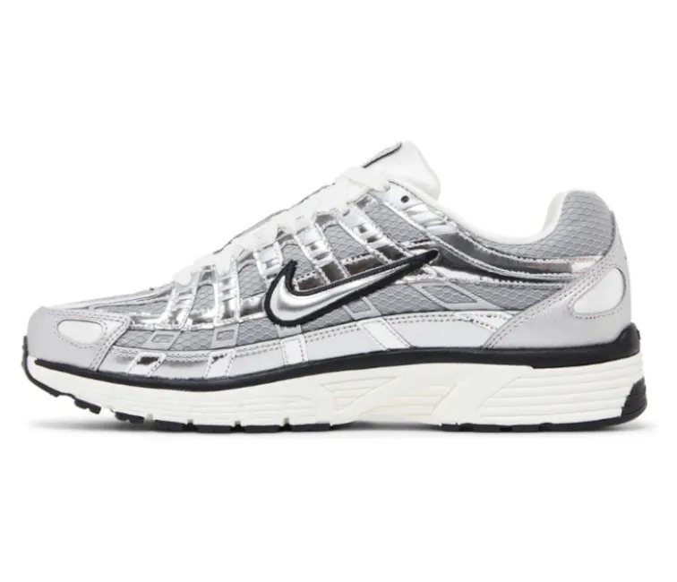 Men??s Nike P-6000 (Metallic Silver) synthetic running shoes