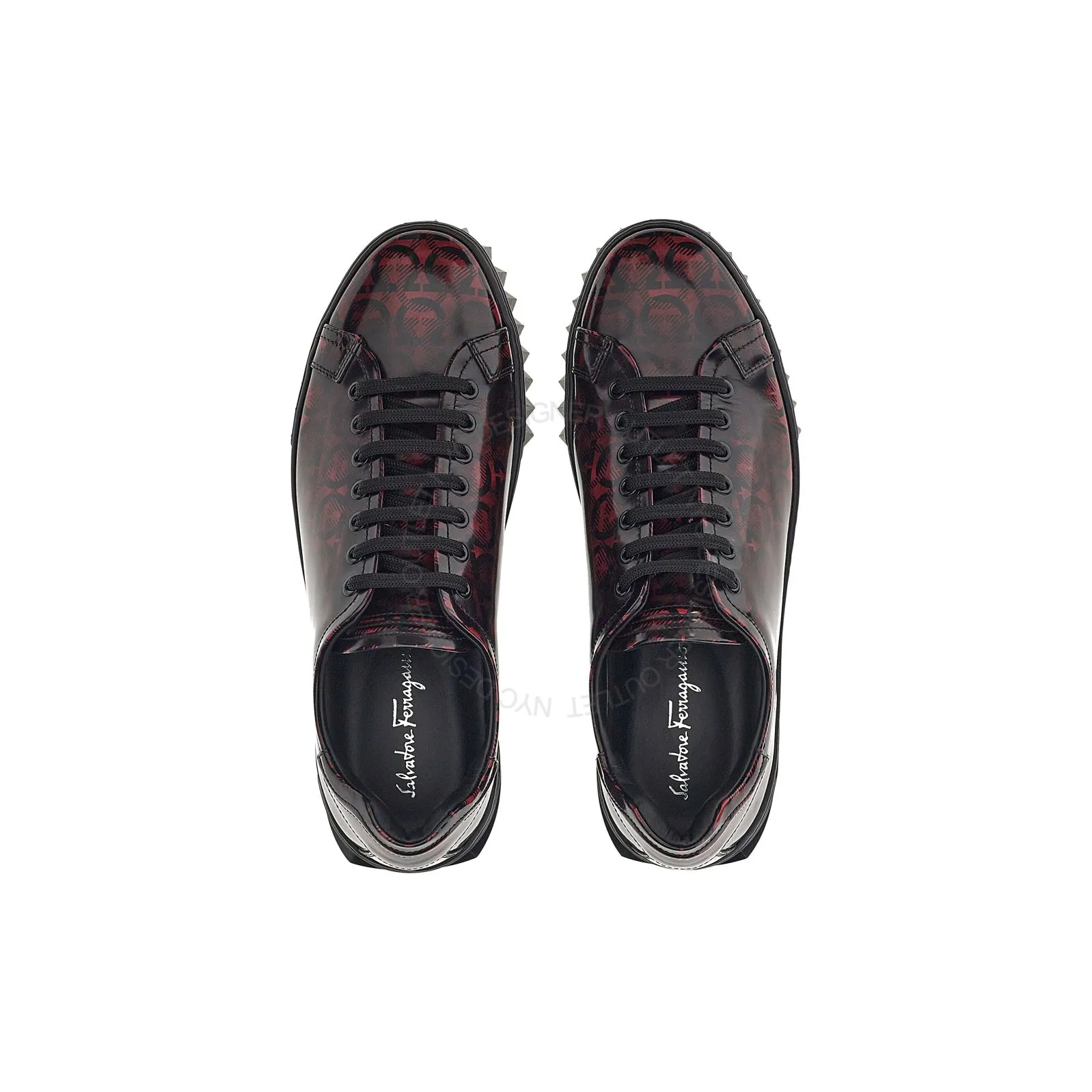 Ferragamo Cube Sneakers outdoor running footgear soft - surface running shoes