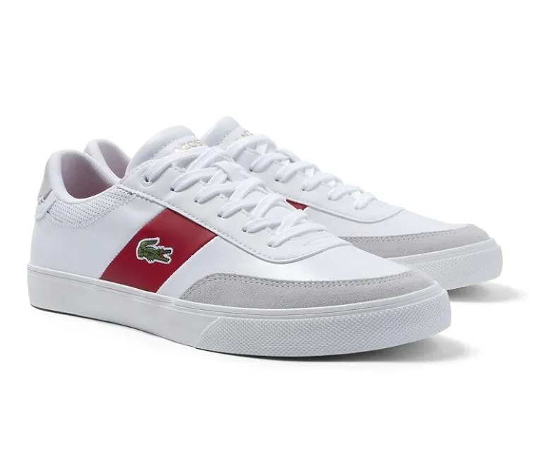 Men's Lacoste Court Master Pro 222 1 (White/Red) summer use Impact Foam