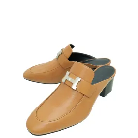 Modern Edge Hermes Taupe Paradis Mule 37