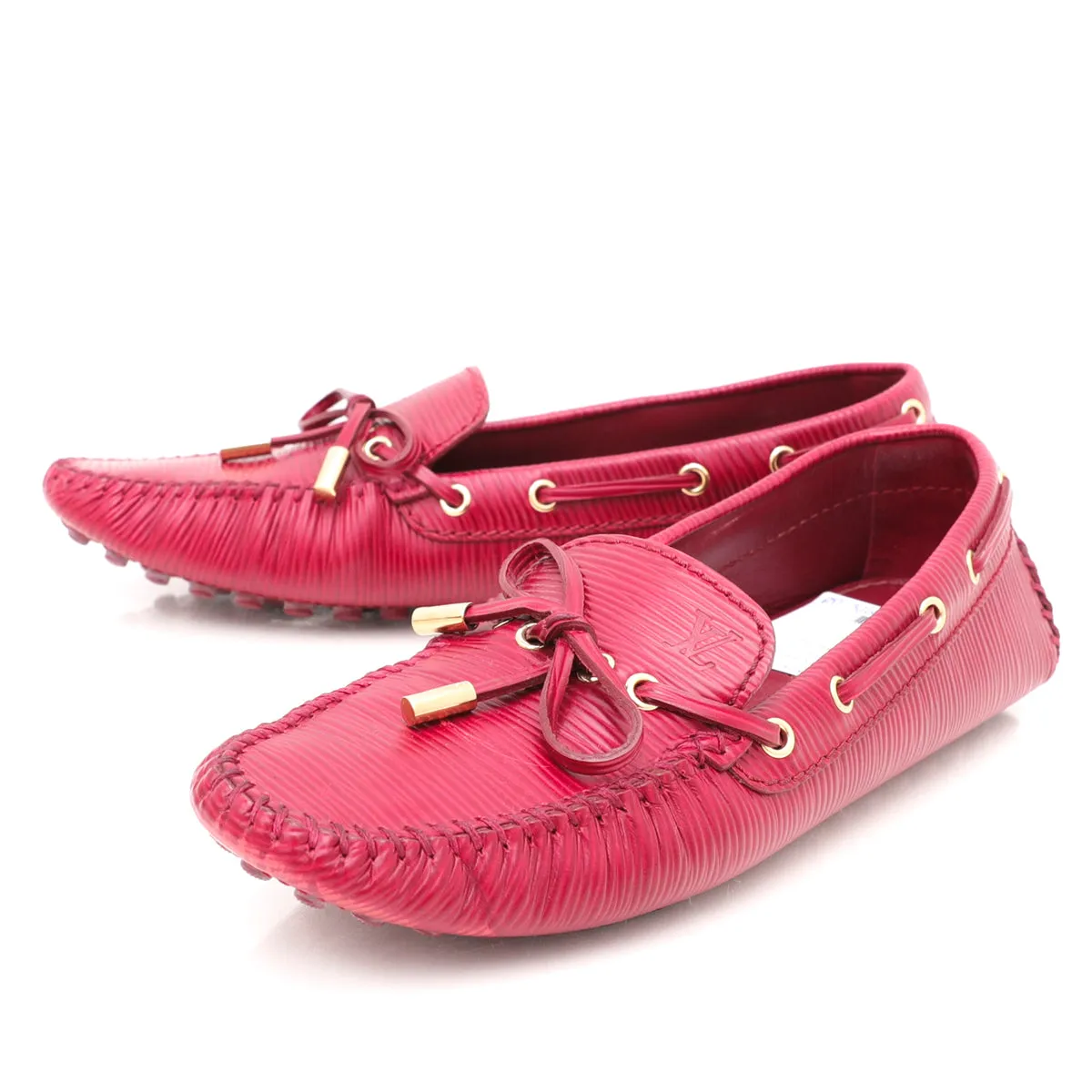 Louis Vuitton Fuchsia Gloria Loafers 38 Comfort Stand Valley Run