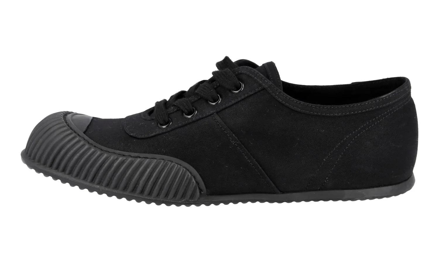 Prada Women's Black Sneaker 3E5838 Zip   Up Comfort Benefit