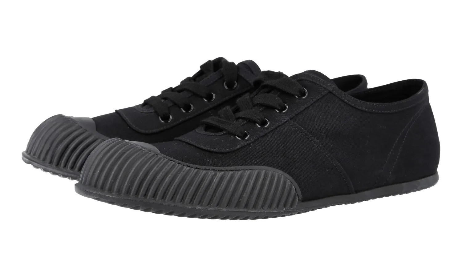 Ankle Hugging Design Customizable Prada Women's Black Sneaker 3E5838