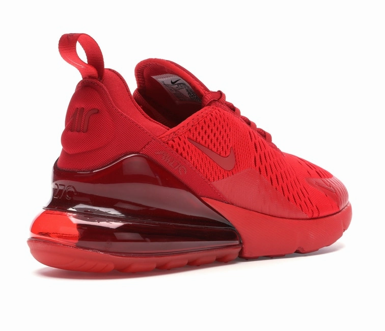 Men's Nike Air Max 270 (Triple Red) Medium Pace