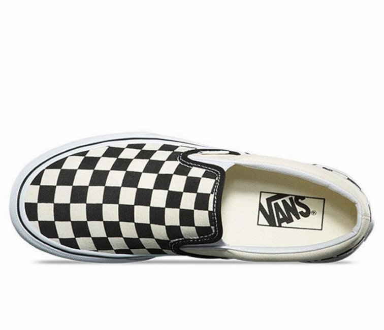 Vans Classic Slip-On (CheckerBoard) elderly shoes