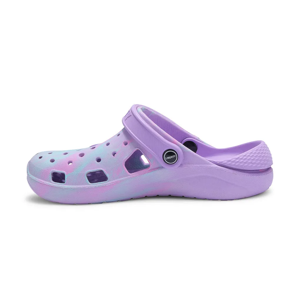 Beach Ready Slip Comfortable for jogging A-HA By Liberty LPMXT-962E Women Purple Clogs