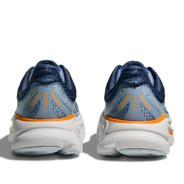 Supportive Fit Mens Hoka Bondi 9 in Drizzle/Downpour