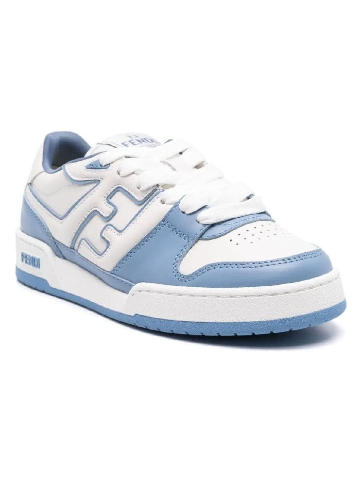 FENDI MATCH LEATHER SNEAKERS Leather Touch Daily Walk