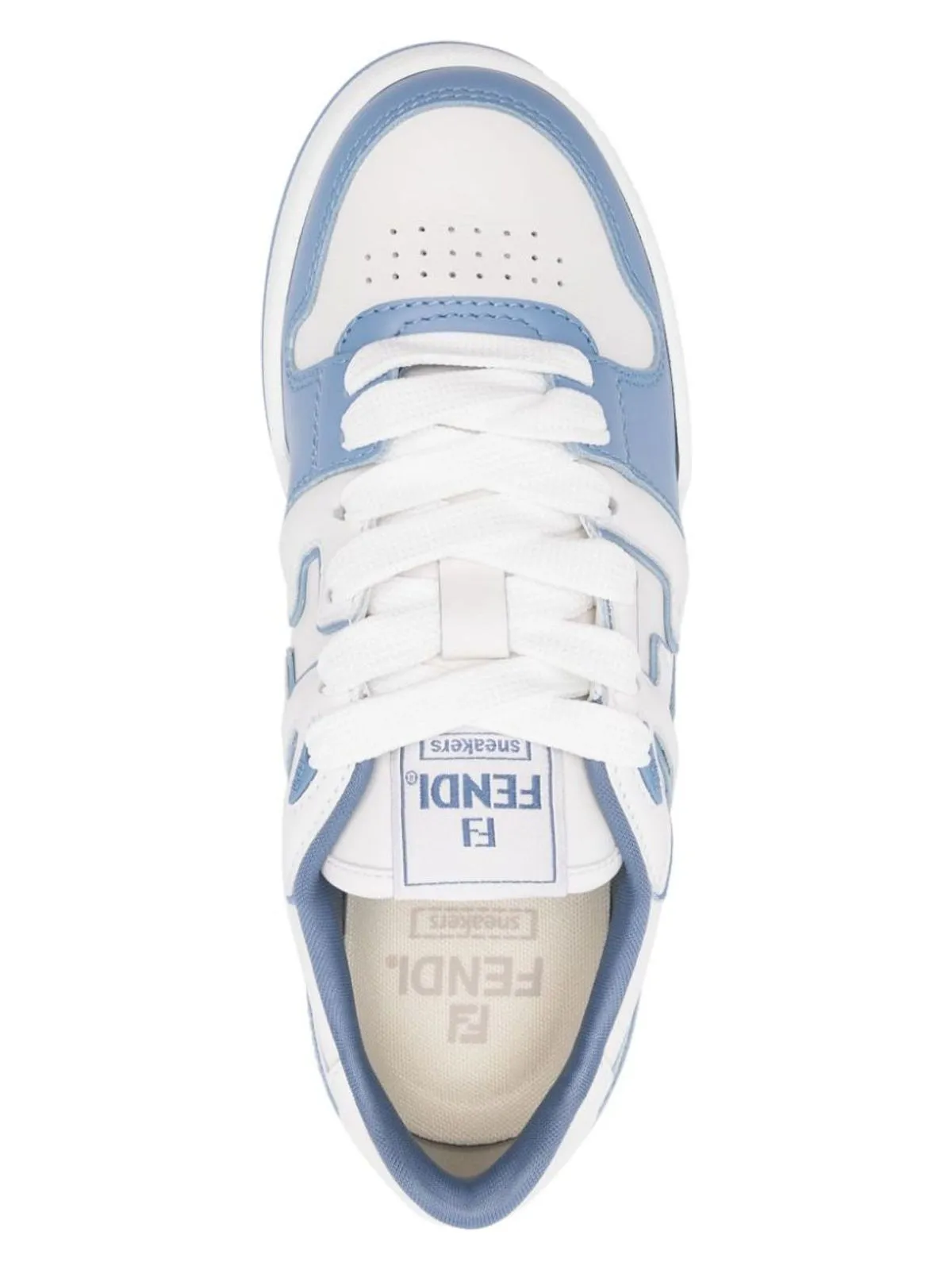 Soft Tone Gym Life FENDI MATCH LEATHER SNEAKERS