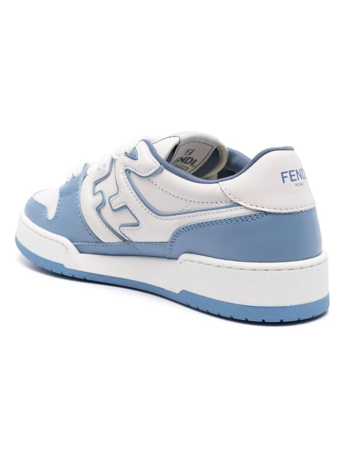 FENDI MATCH LEATHER SNEAKERS Path Free