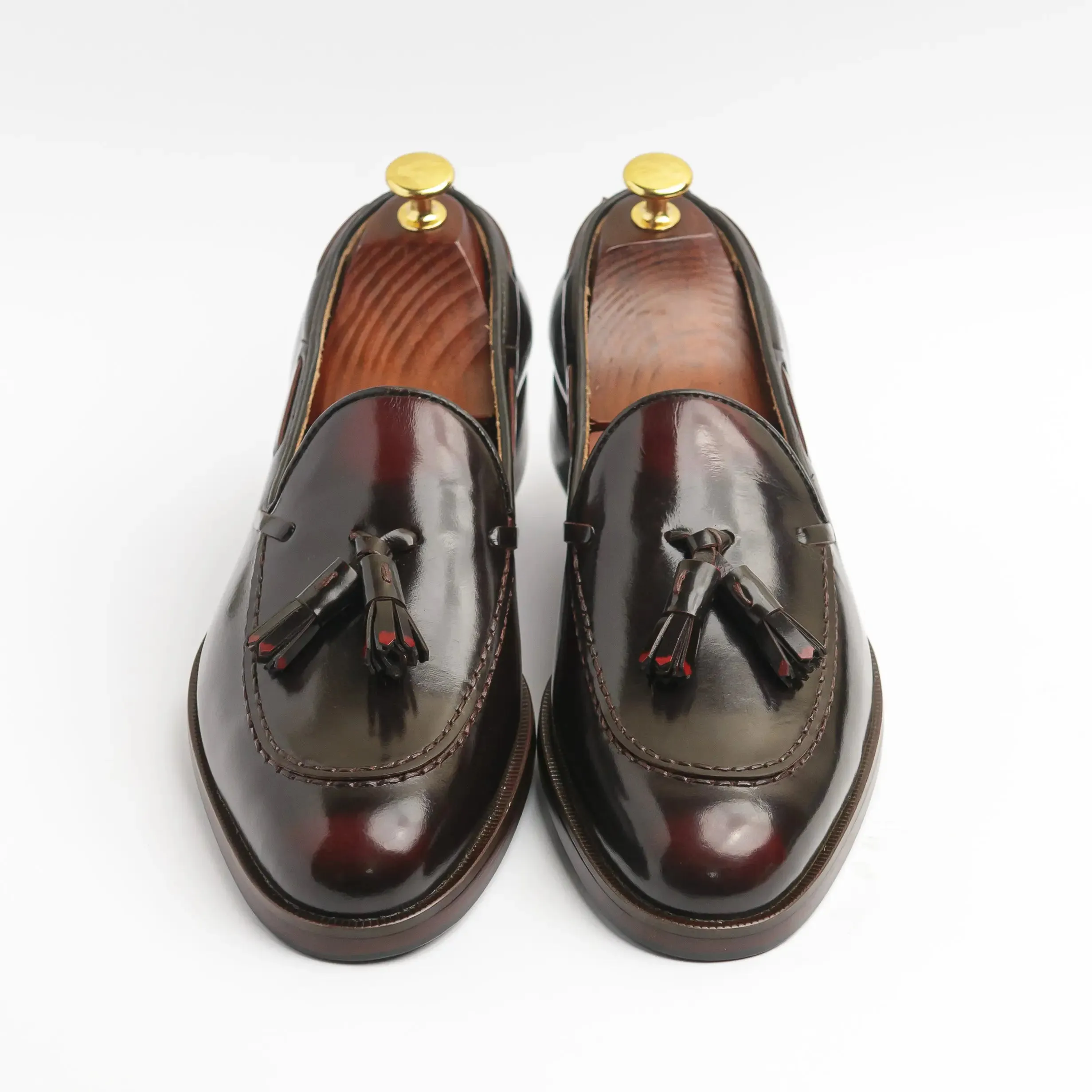 Hampton - Dark Burgundy Timeless Dress Shoes Comfortable Leather Shoes