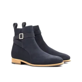 Durable Material Navy Suede Jodhpur Boots
