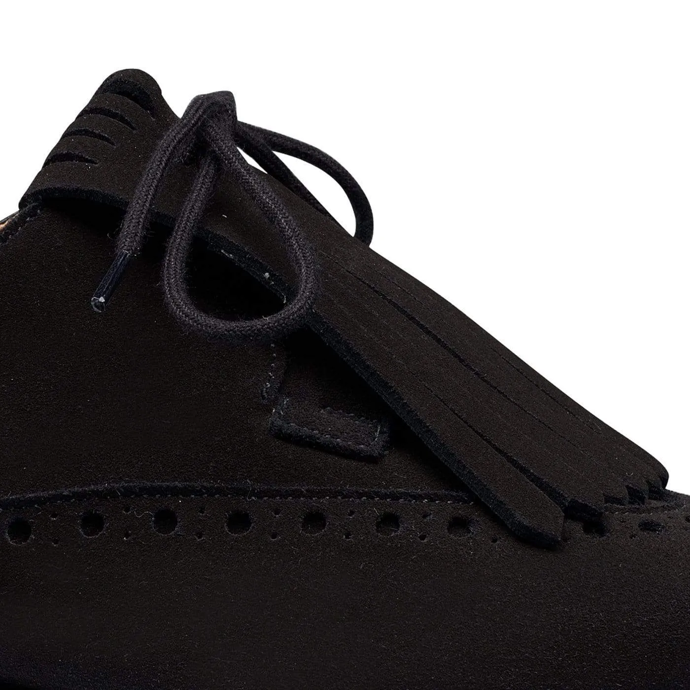 Park Game Stylish Appearance Jessica Black Calf Suede