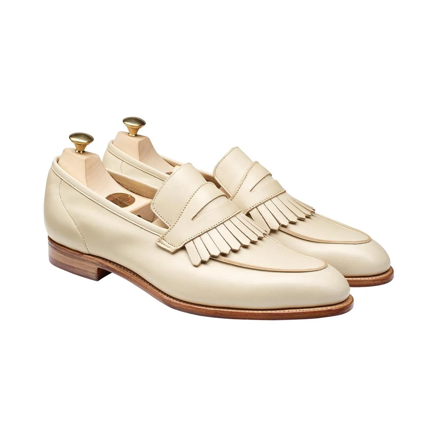 Elegant Slip-ons Fashion Staple Shoes Julia Ecru Calf