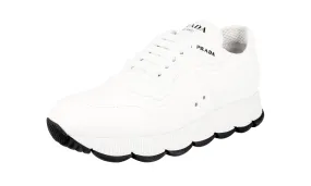 Tread Easy Ultimate Cushion Prada Women's White Leather Sneaker 1E946L