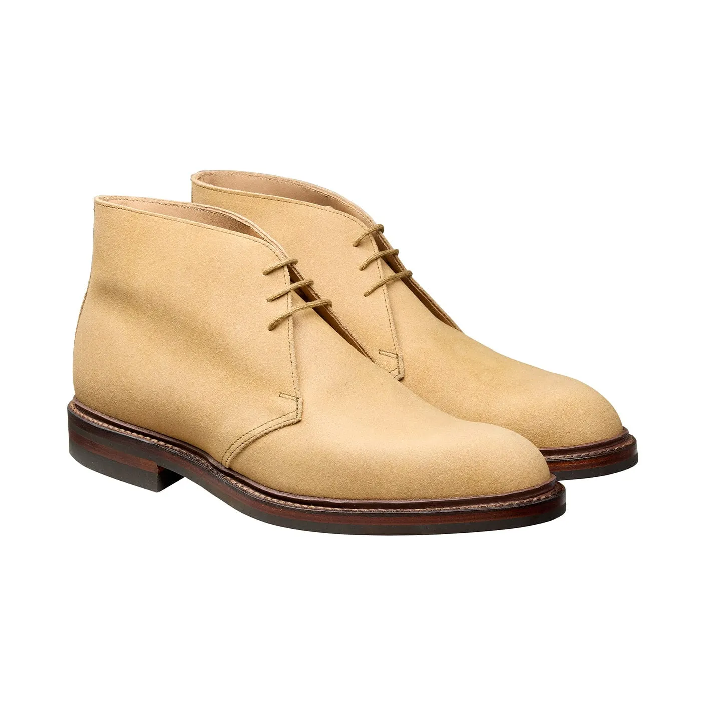 Comfy Walk Weatherproof Boot Chepstow Sand Rough-Out Suede