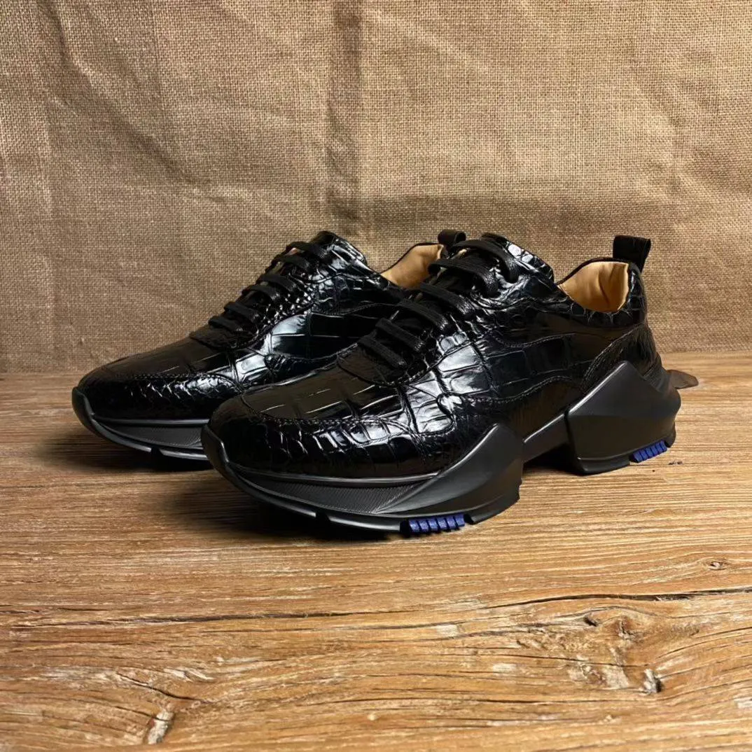 Crocodile Shoes Crocodile Leather Sneaker Shoes Market Vibe
