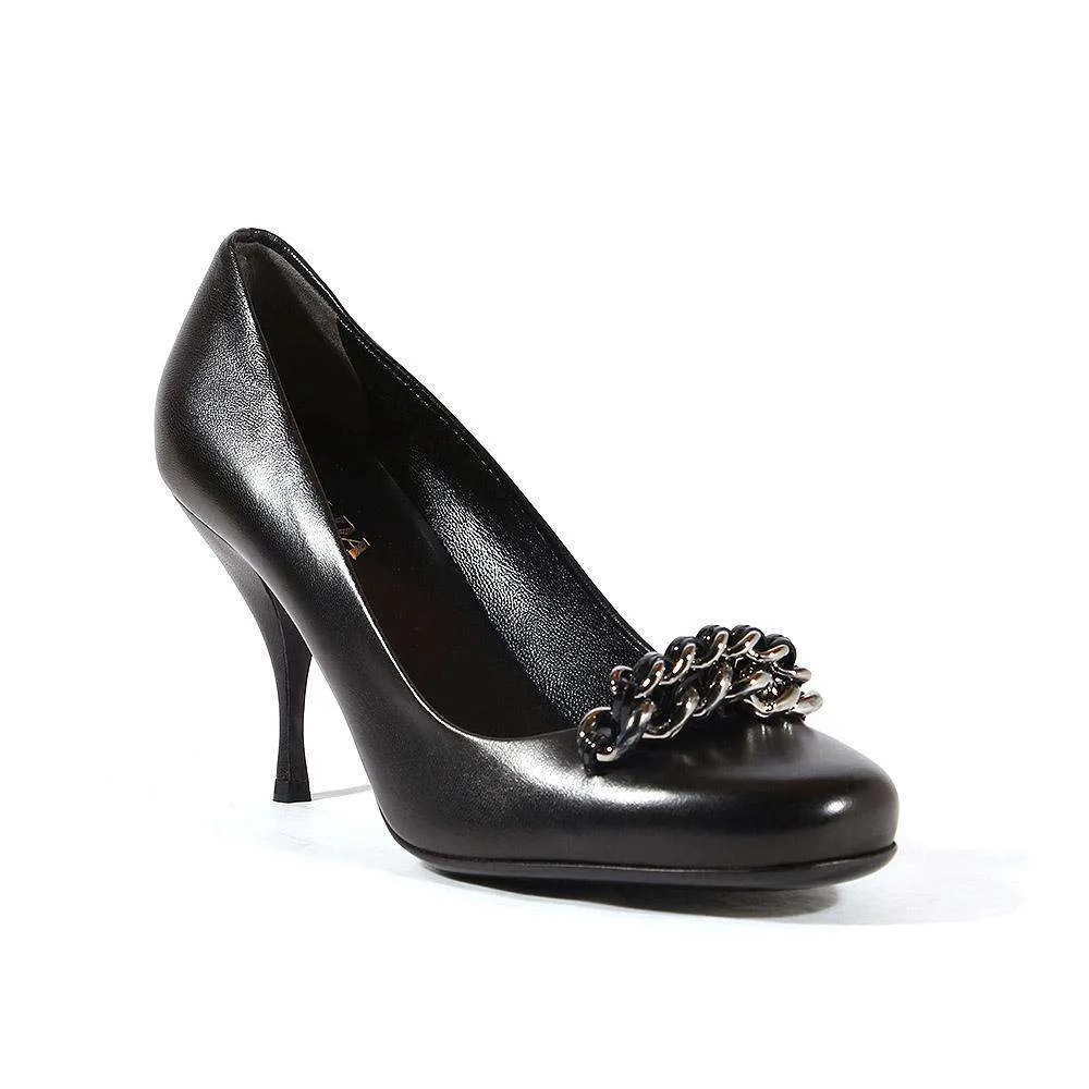 Prada shoes Black Pumps for women (PRW43) Fit Path Free