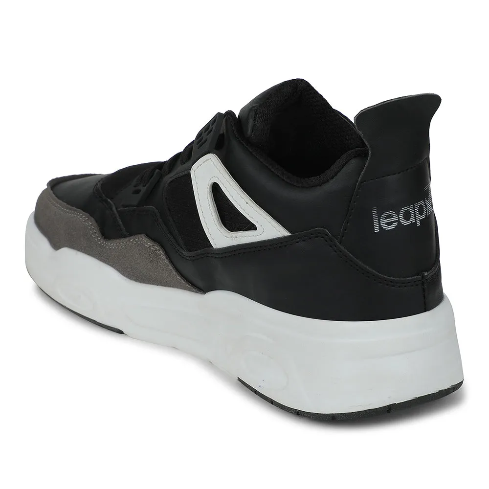 Rolling Transition Leap7x Black Casual Sneakers For Men RETRO-02 By Liberty