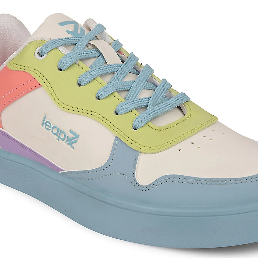 Leap7x Blue Casual Lacing Sneakers For Women ANNA-1 By Liberty casual shoe alternative cross - country shoes