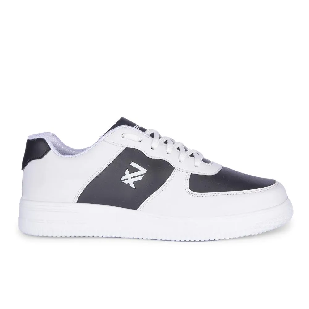 Leap7x Casual Black Lacing Sneakers For Men DUGLAS-1E By Liberty office workers' shoes Spandex