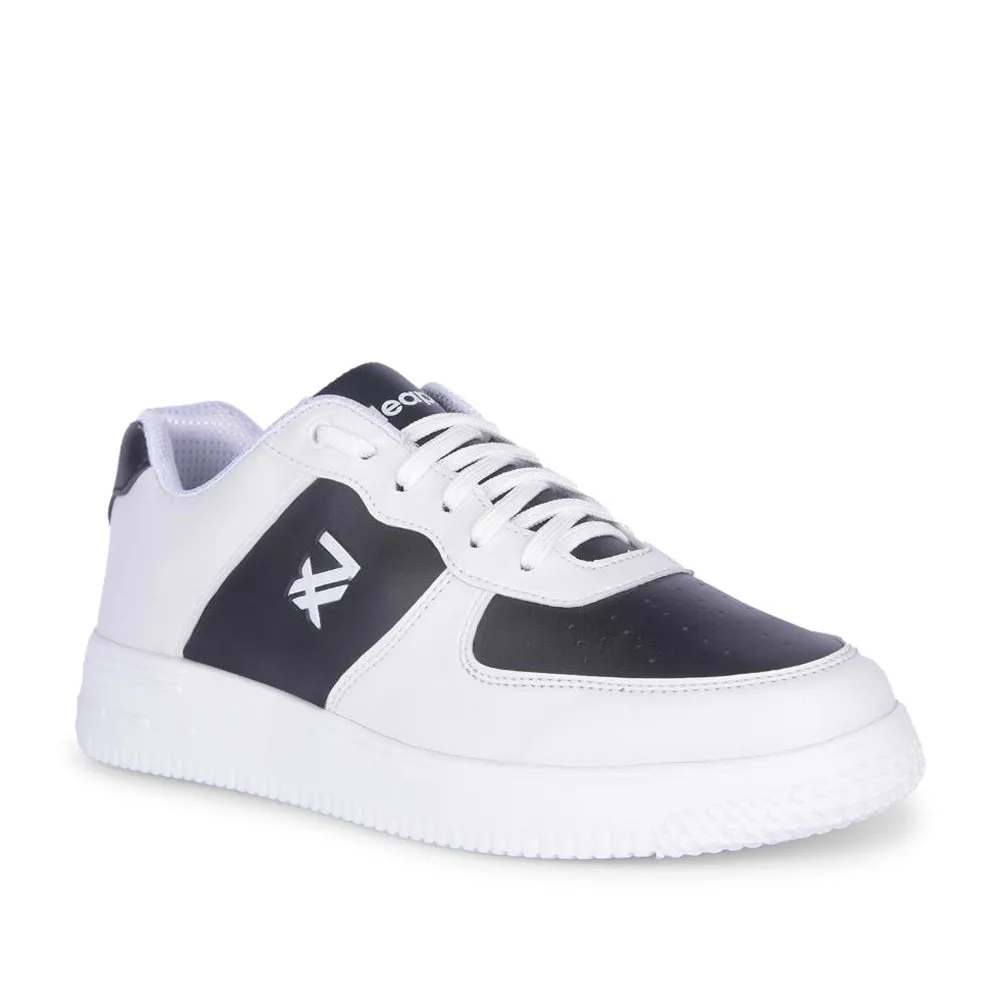 Leap7x Casual Black Lacing Sneakers For Men DUGLAS-1E By Liberty running shoes with padded tongues athletes' choice