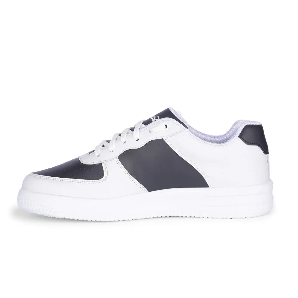 shock - dispersion - technology shoes Rubber Sole Leap7x Casual Black Lacing Sneakers For Men DUGLAS-1E By Liberty