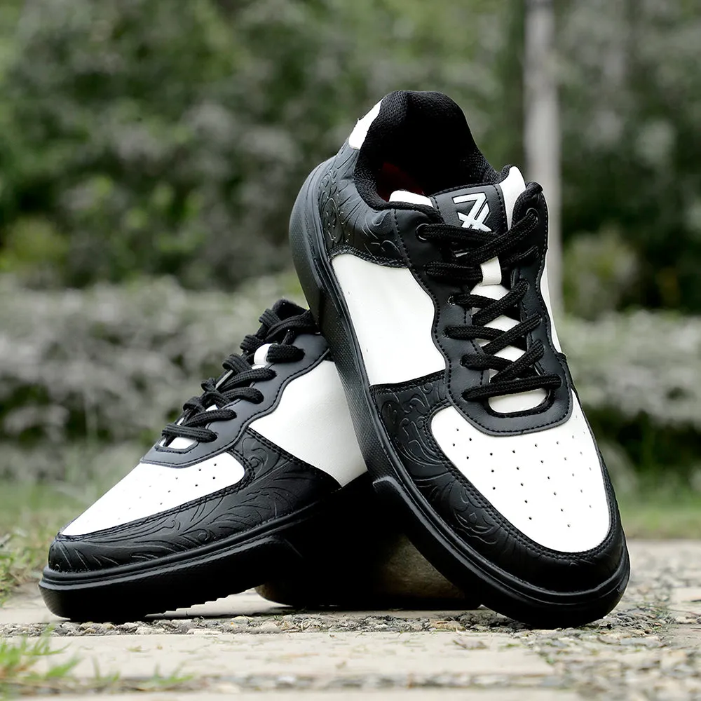 Leap7x Casual Black Sneakers For Women FEMINA-3 By Liberty perforated upper Ultra-soft fit