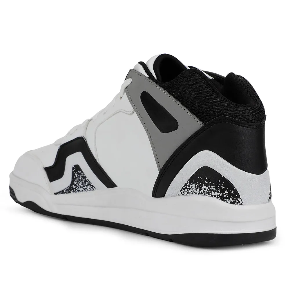 Flex grooves Leap7x Casual White Sneakers For Mens PRESTON By Liberty