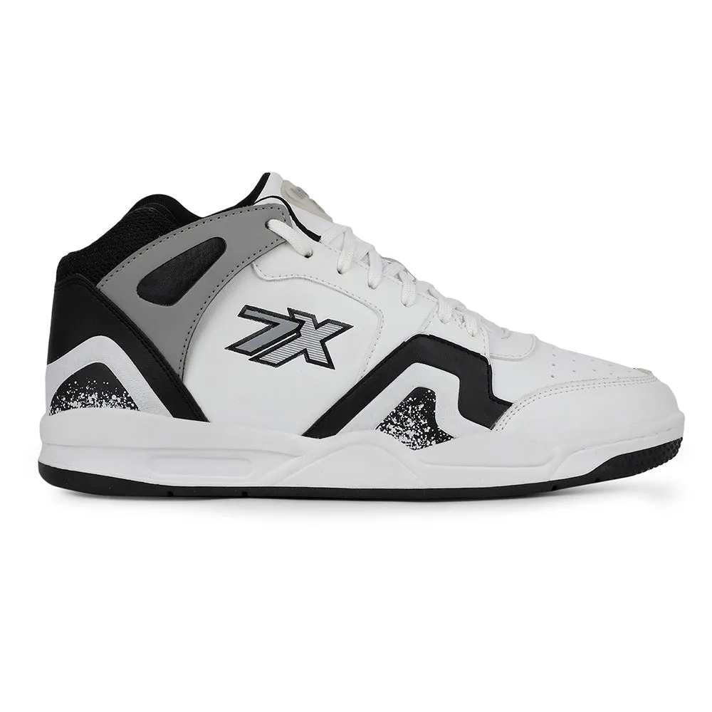 Foot Arch Fit Leap7x Casual White Sneakers For Mens PRESTON By Liberty