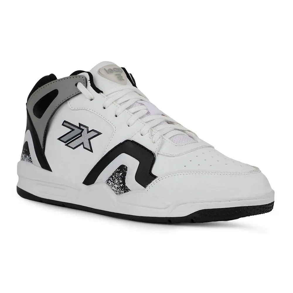 Leap7x Casual White Sneakers For Mens PRESTON By Liberty pro - team - themed running wear