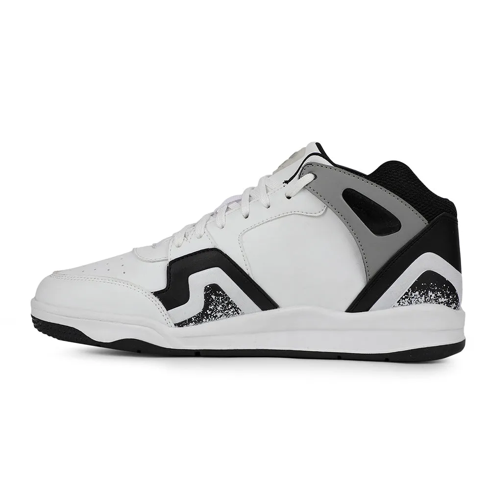 Leap7x Casual White Sneakers For Mens PRESTON By Liberty animal - print running wear crossover use