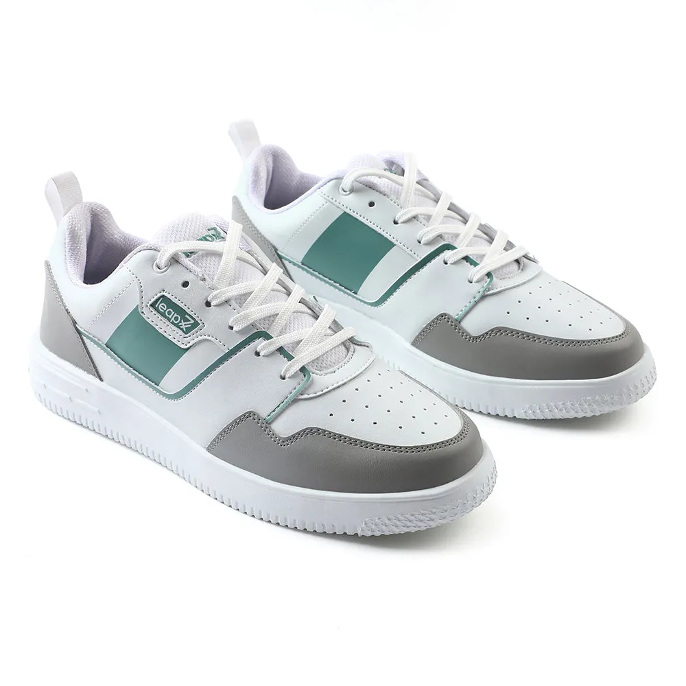 Easy Packing Comfortable Toe Leap7x Casual White Sneakers For Mens SNOOKIS-2 By Liberty