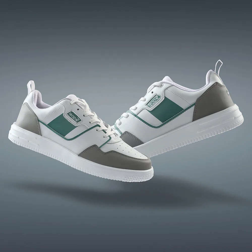 Low Impact Cushioning Leap7x Casual White Sneakers For Mens SNOOKIS-2 By Liberty